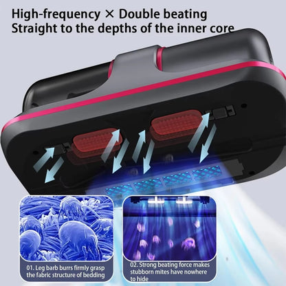 Wireless Mite Remover Bed USB Charging Household UV Sterilization Device Dehumidifying Vacuum Cleaner Deep Tapping Mite Remover