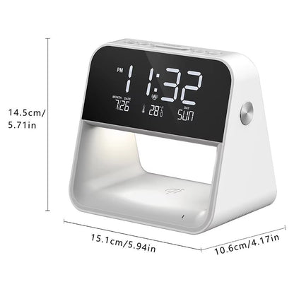 Nightstand Guardian: Bedside Illumination & Wireless Power Hub