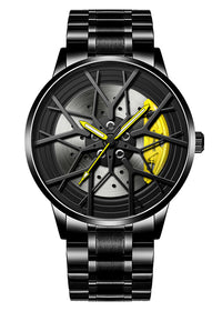 Black With Yellow Needle