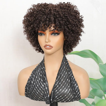 Wig Female Synthetic Wigs Wavy Curly Hair Head Cover