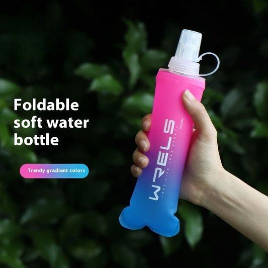 Foldable Soft Water Bottle Outdoor Sports Silicone Cup For Water