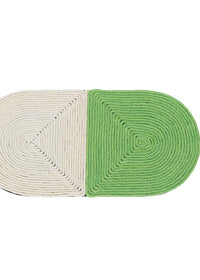 White and green pills