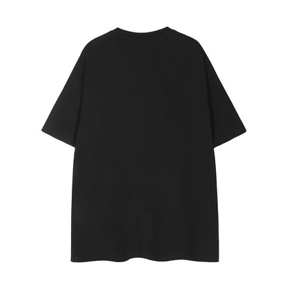 Cross Star Decorative Short-sleeved T-shirt Men