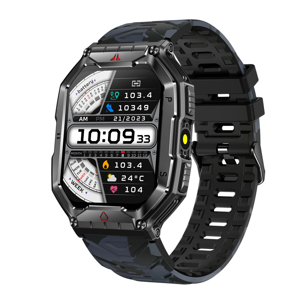 KR82 Vanguard: Bluetooth Calling & Health Metric Monitor