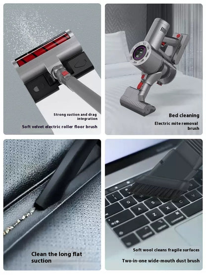 SilentVac Pro: Mute-Engine High-Power Household Wireless Vacuum