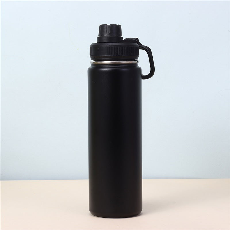 Dopamine Color Scheme Fitness Yoga Water Bottle 710ml Large Capacity Stainless Steel Portable Insulation