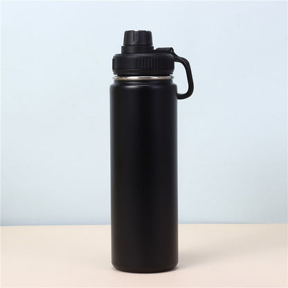 Dopamine Color Scheme Fitness Yoga Water Bottle 710ml Large Capacity Stainless Steel Portable Insulation