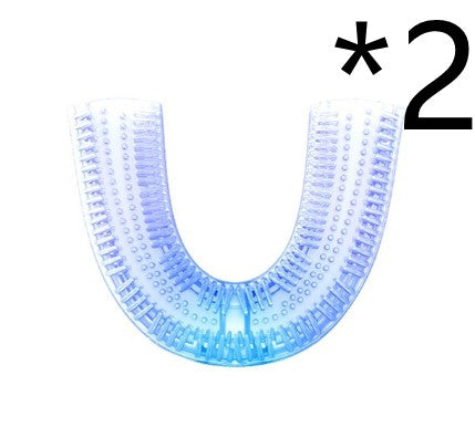 U-Shaped Electric Toothbrush | 360° Automatic Whitening Toothbrush with Blue Light & USB Charging