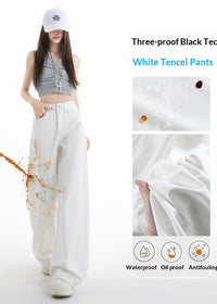 White Cropped Pants