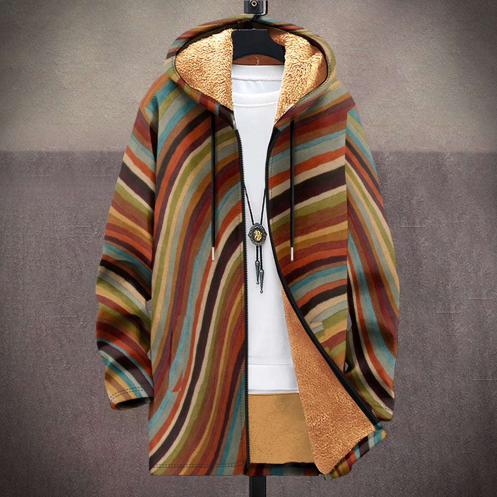 Hooded Cardigan Thick Winter Clothes Cozy Layered Essential
