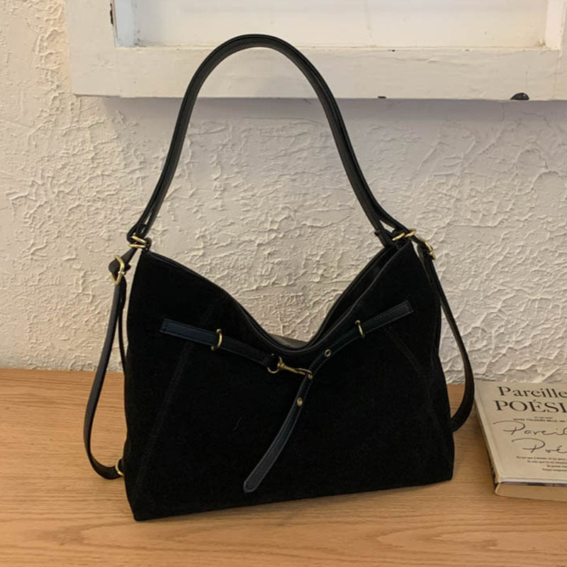 Frosted Double-pass Crossbody Bag