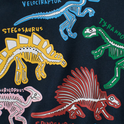 The Nursery Dino: Dinosaur Cartoon Short-Sleeve Baby Clothes