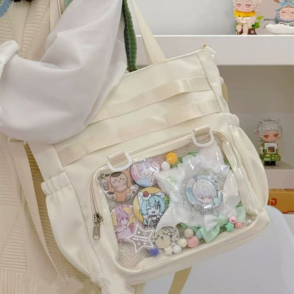 Fashion Personality Preppy Girl Large Capacity Totes