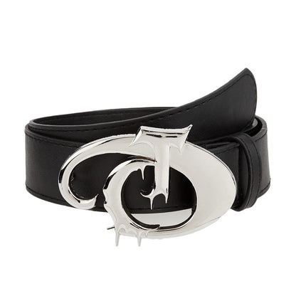 Jeans Belt Decoration New Versatile Casual Belt Smooth Buckle Korean Simple