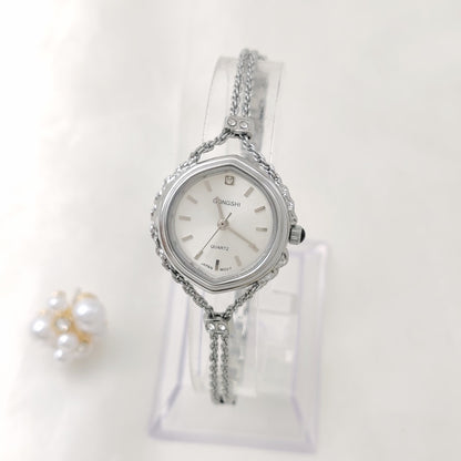 Womens Midancient Oval Colorful Treasure Rainbow Light Luxury Watch