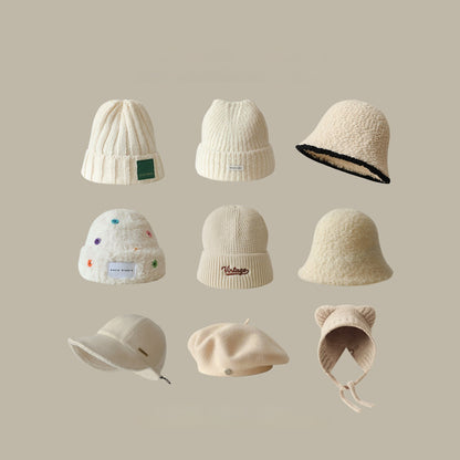 Apricot Hat Boys And Girls Wide Brim Baseball Cap