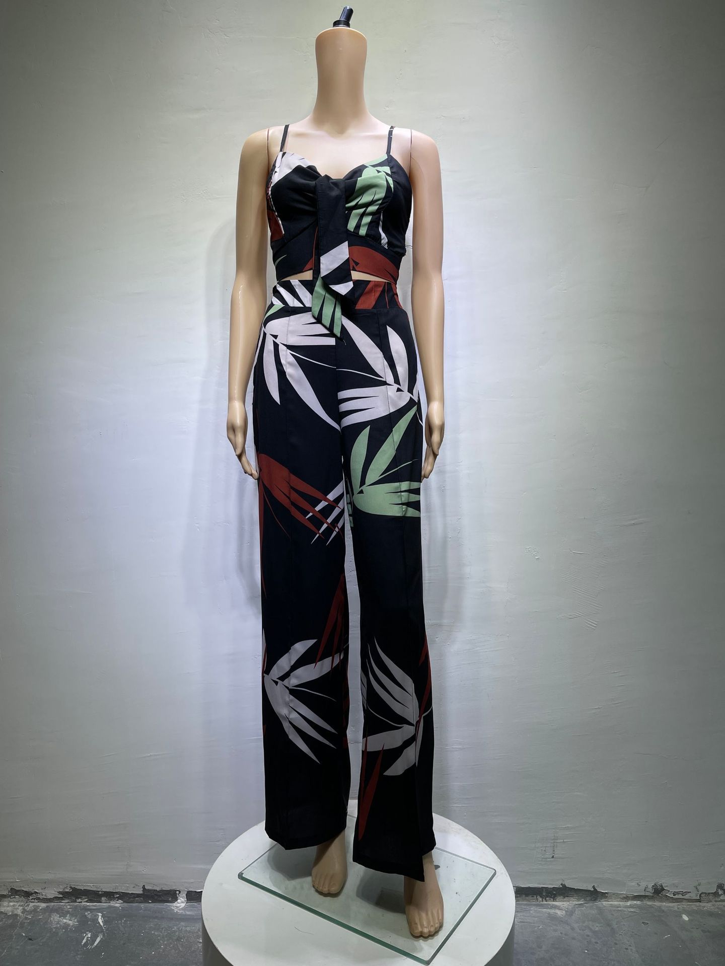 Printed Casual Pants Set For Women