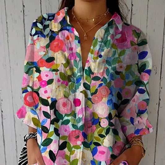 3D Printing Lapel Casual Shirt