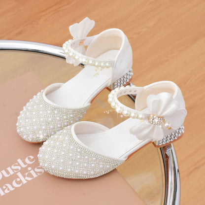 Girls' Princess High Heels Piano Catwalk Show Sandals