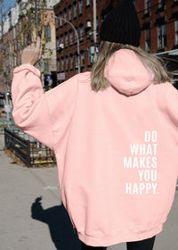 Pink red white text