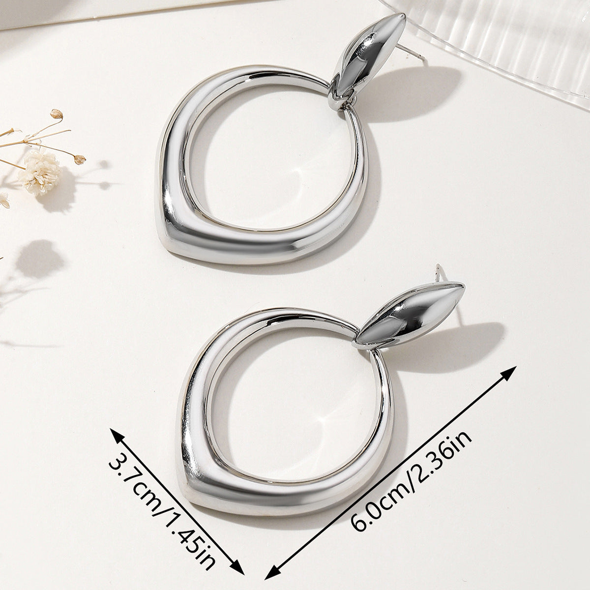 Hong Kong Style Niche Tassel Design Sense Ear Ring Cold Style