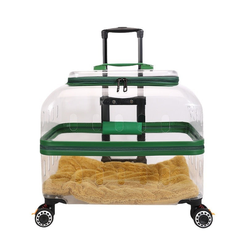 Cat Trolley Out Cat Bag Dog Portable Consignment Flight Case