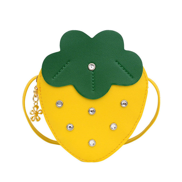 Strawberry Muse: Cute Cross-Body Strawberry Coin Purse