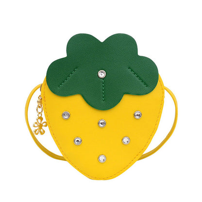 Strawberry Muse: Cute Cross-Body Strawberry Coin Purse