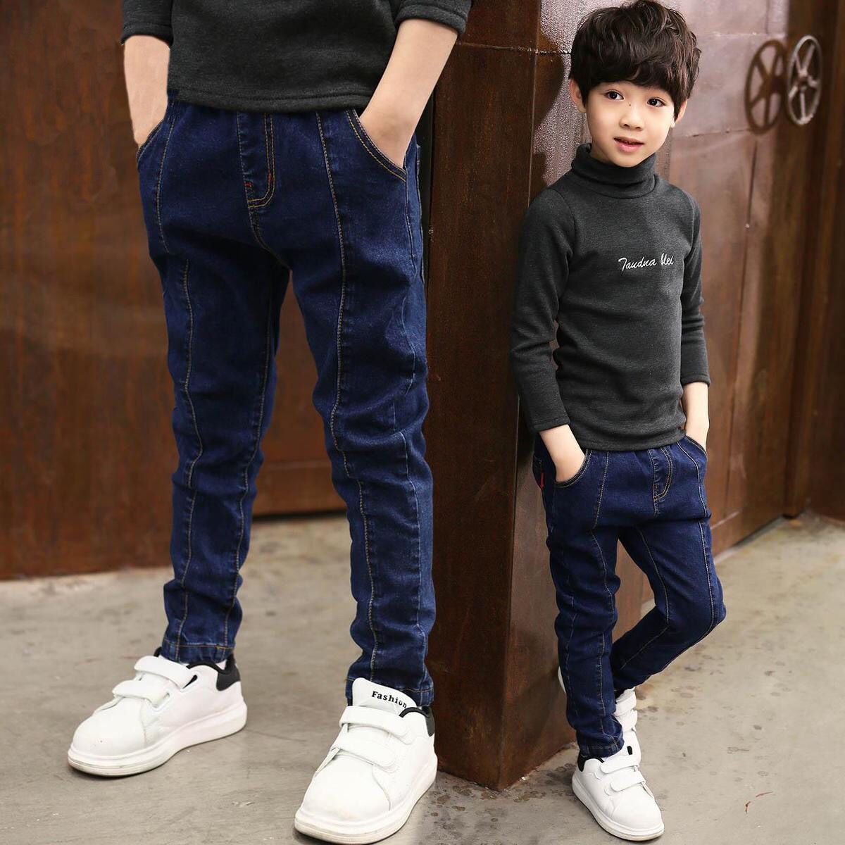 Boys Denim Trousers Childrens Clothing Rugged Reliability