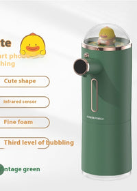 Cute Duck Green Soap Dispenser