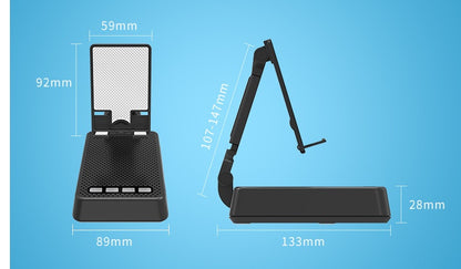 The Broadcaster Pro: HD Mic Smart Phone Stand Speaker
