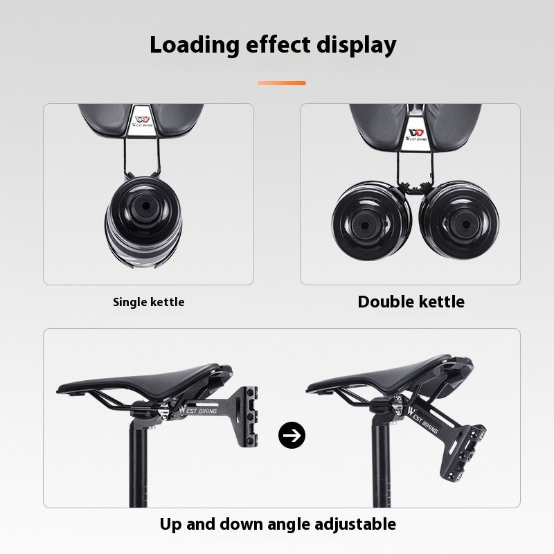 Double Bracket: Bicycle Water Bottle Cage Extension