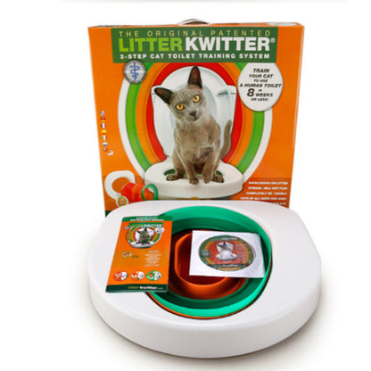 Litter Cat Toilet Sitting Toilet Trainer Kwitter