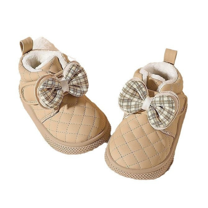 The Velvet Snug: Baby Girl Thermal Snow Booties