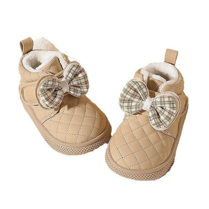 The Velvet Snug: Baby Girl Thermal Snow Booties
