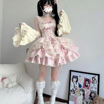 Asian Culture Sweet Spicy Pure Desire Gentle Ballet Style Lolita Dress