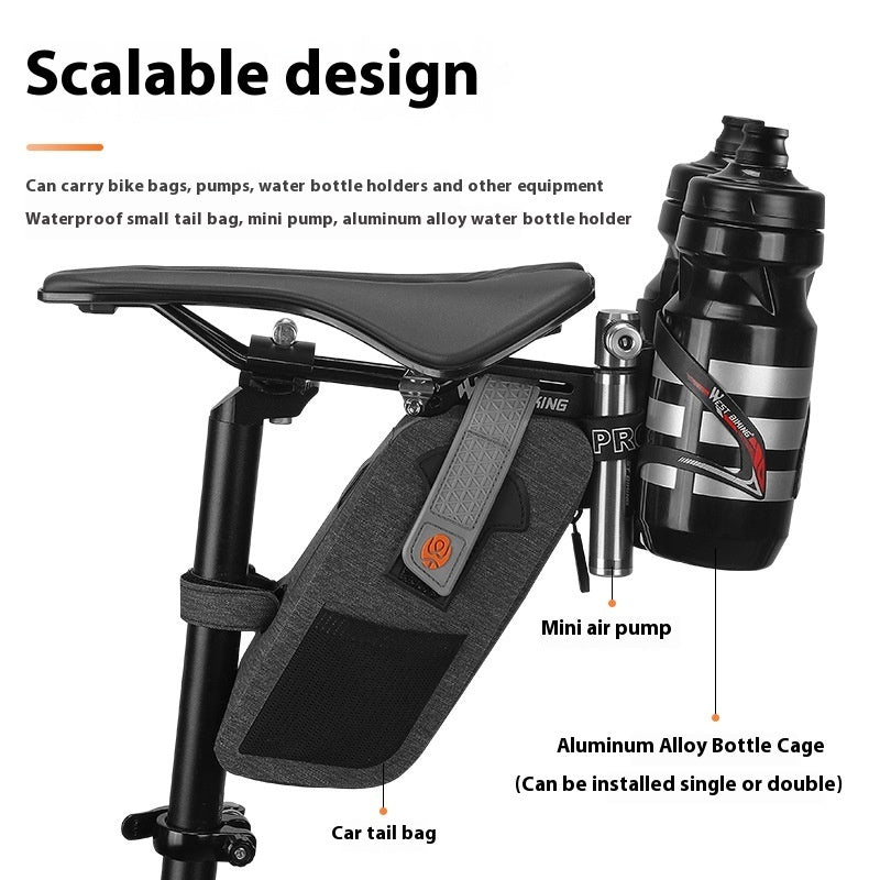 Double Bracket: Bicycle Water Bottle Cage Extension