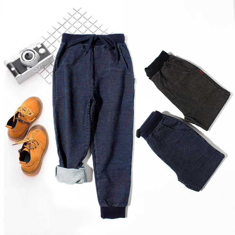 Nordic Knit Hybrid Casual Relaxation Trousers