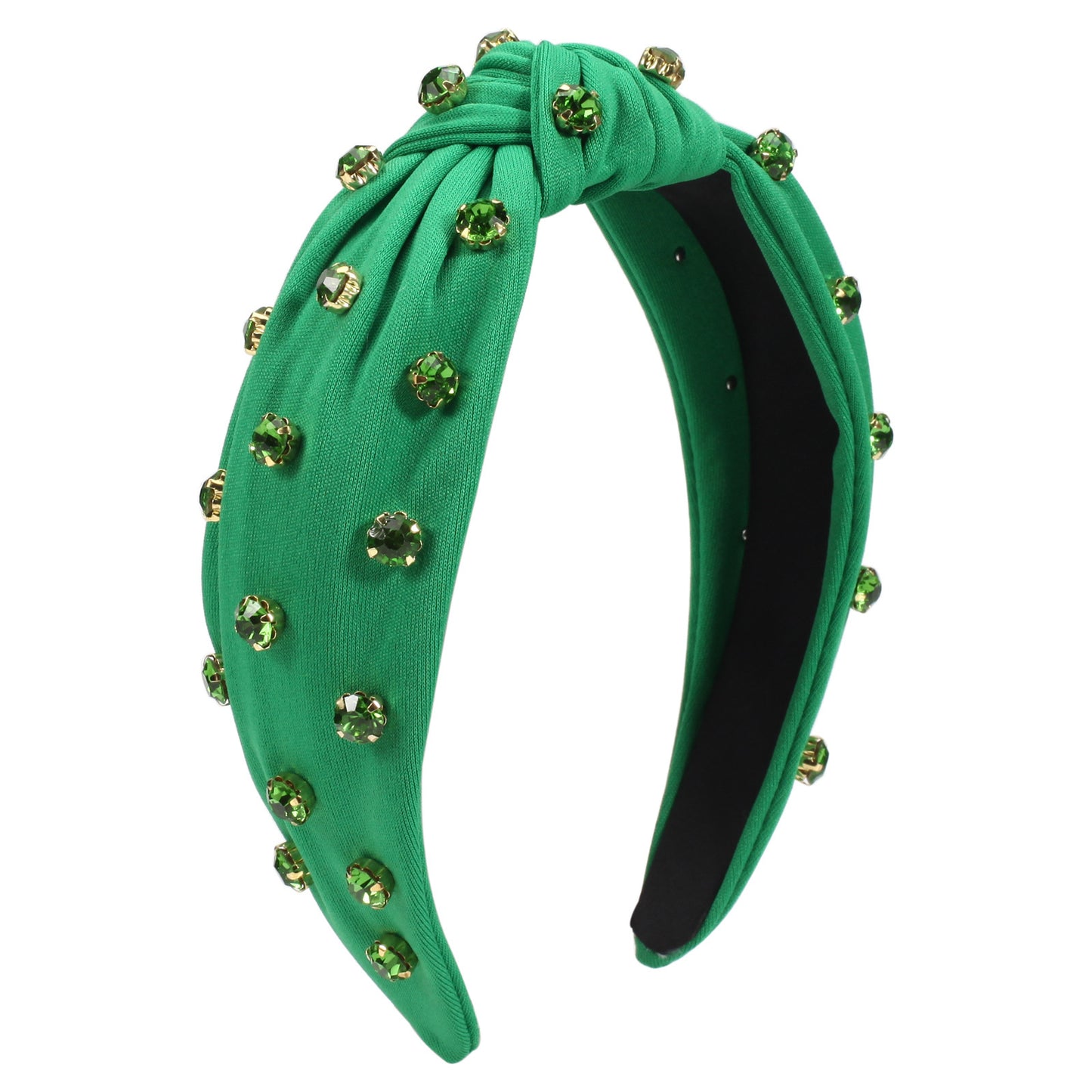 Knotted Irish St Patrick's Day Rhinestone-encrusted Headband