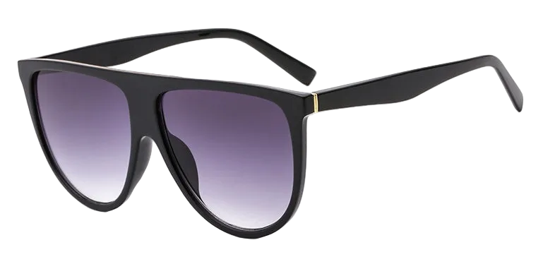 Women’s gradient-lens sunglasses featuring a full-frame PC construction, UV-protective lenses, smooth gradient tint, and versatile styling for shopping, driving, parties, and everyday wear.