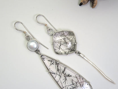 Antique Silver Earrings Retro Ornament Accessories Ear Hook Women