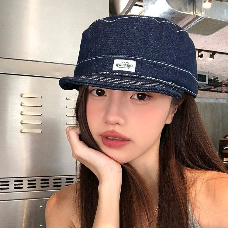 Japanese Style Simple Fashionable Hat Soft Top Versatile Short Brim Baseball Cap