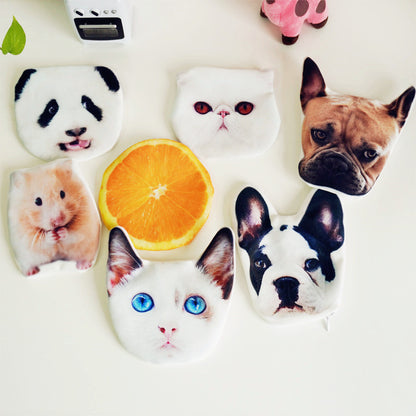 Fauna Case: Cute Pet & Fruit Silhouette Key Case