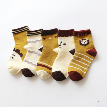 The Fauna Foot: Cartoon Animal Cotton Signature Socks