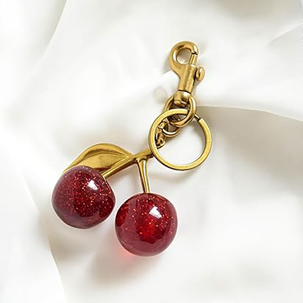 Alloy Three-dimensional Car Key Ring Cherry Women's Bag Pendant