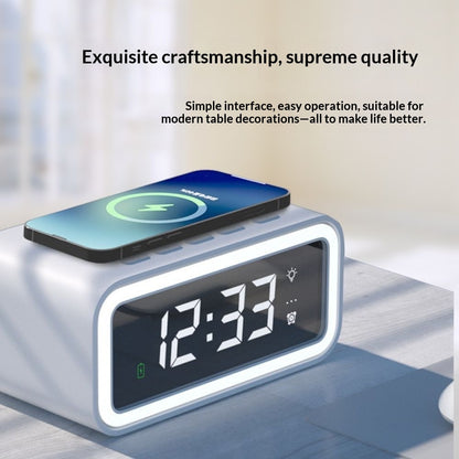 Multi-function Universal Mobile Phone Wireless Charging Electronic Digital Alarm Clock