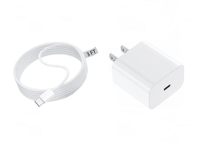 CubeCharge: 6FT Lightning Cable & Premium Travel Wall Adapter