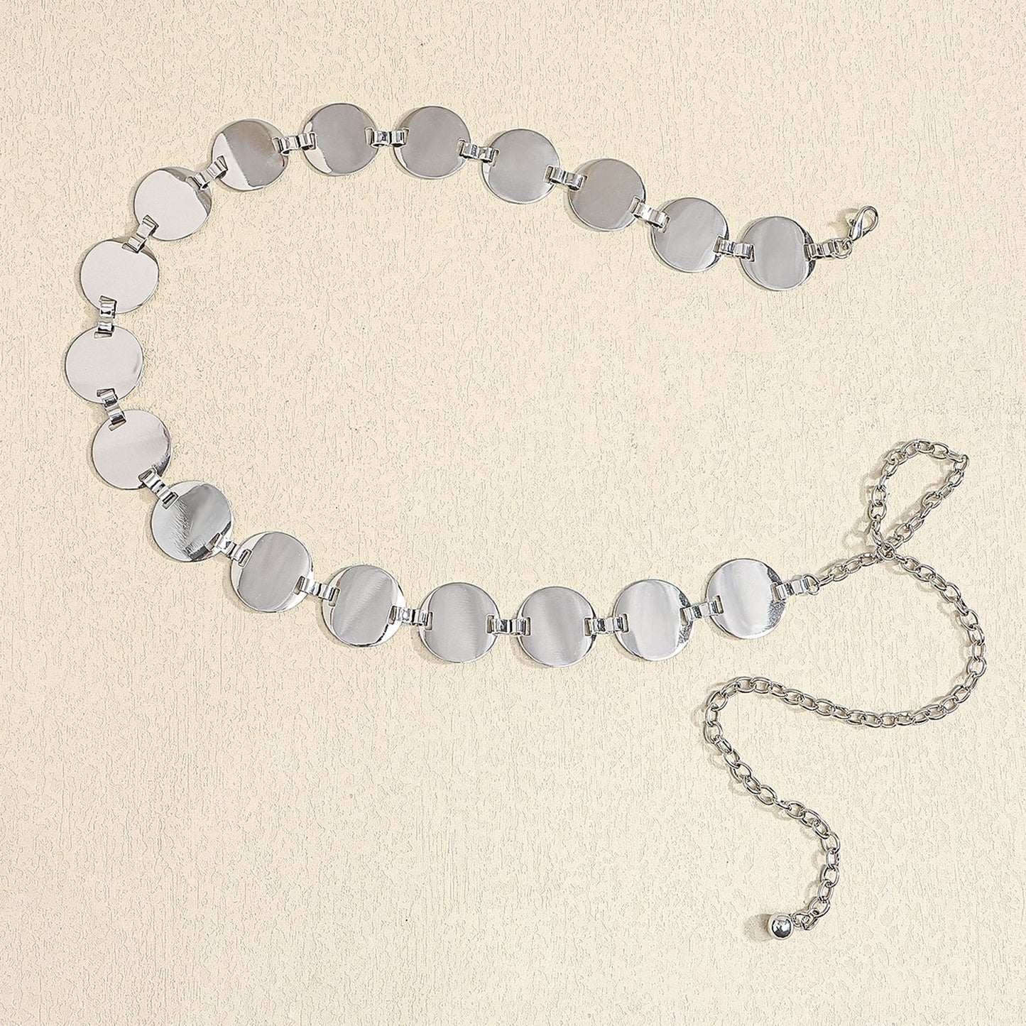 Small Round Slice Waist Chain With Skirt Pants Chain