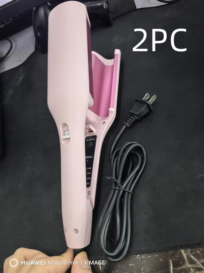 Hair Curling Iron 32mm Deep Wave Hair Curler 4 Temperature Adjustable Fast Heating Crimping Iron Styler Wand For All Hair Style