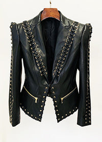 Black Leather Suit